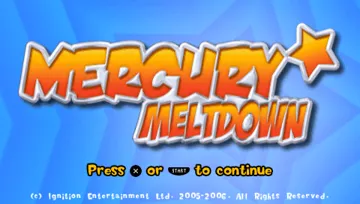 Mercury Meltdown (EU) screen shot title